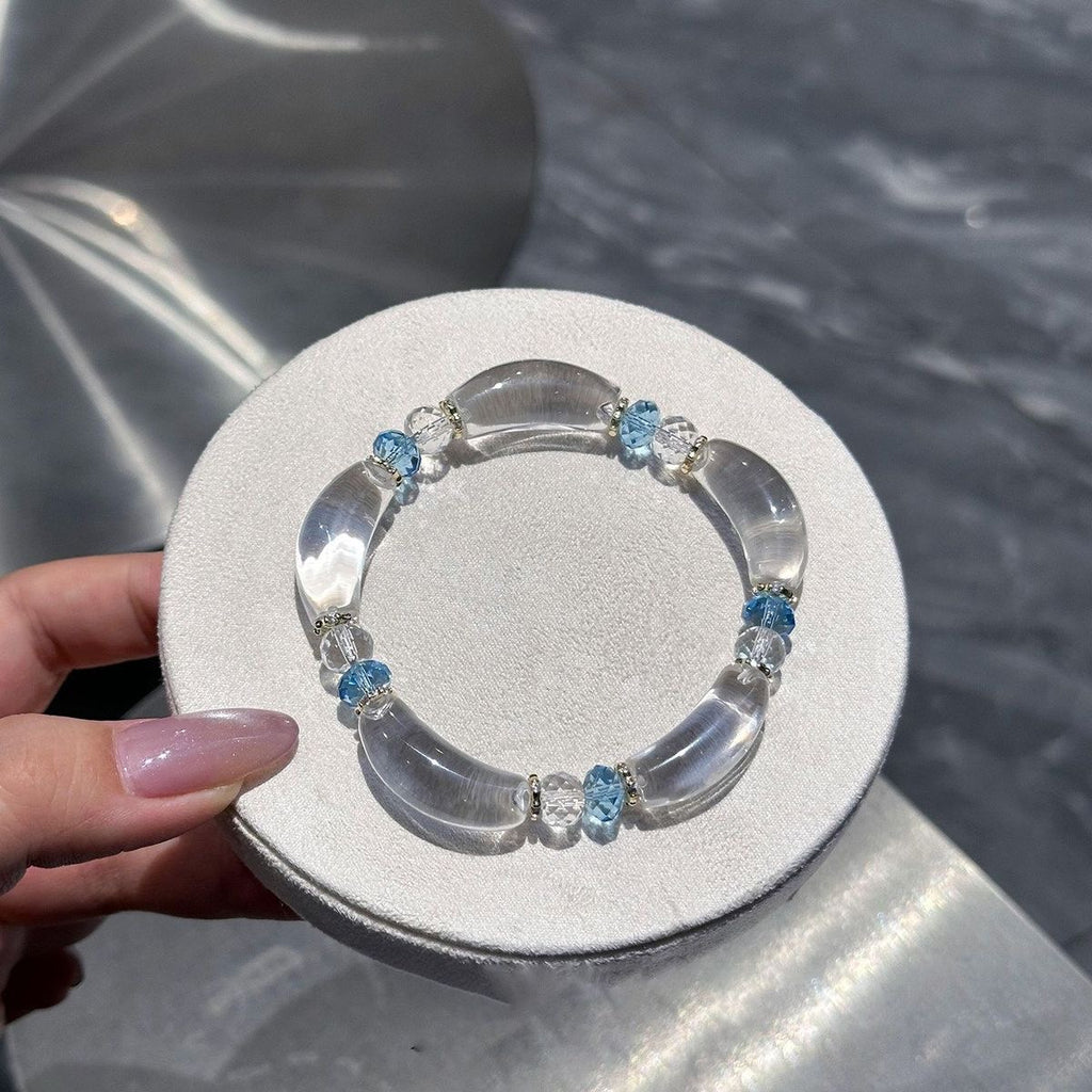 Ocean Breeze Crystal Beaded Bracelet
