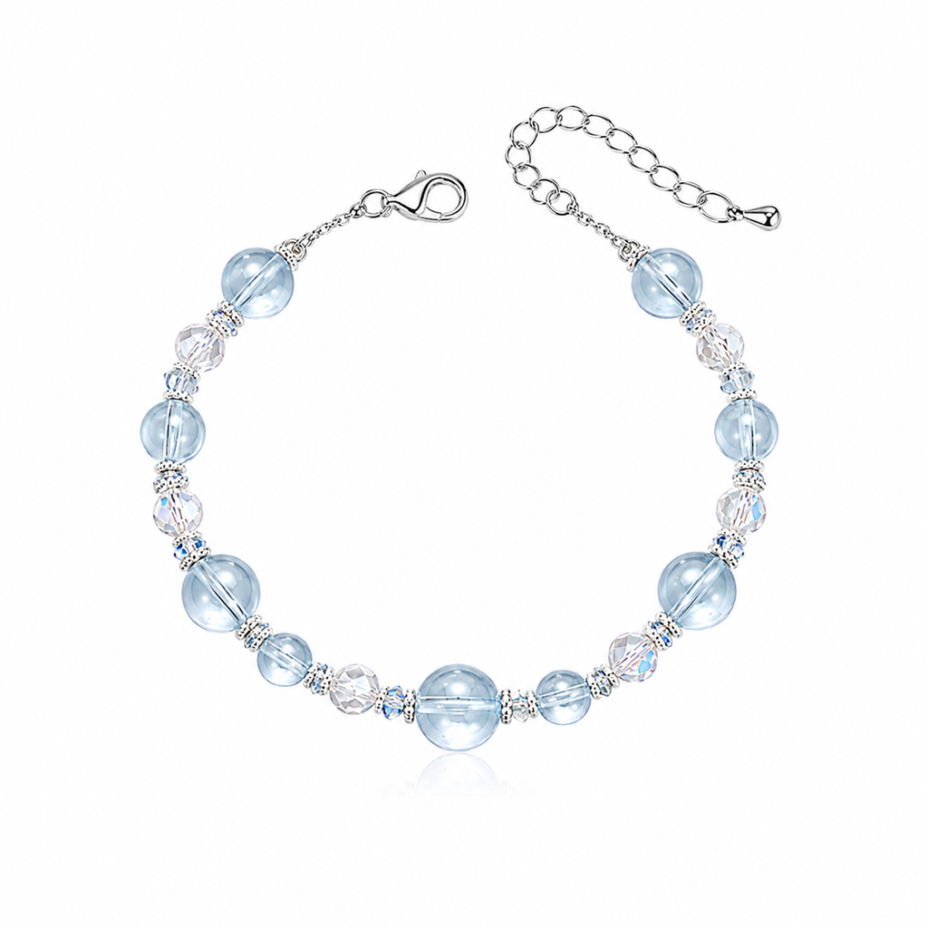LUMIÉ Celeste Blue Beaded Pearl Bracelet
