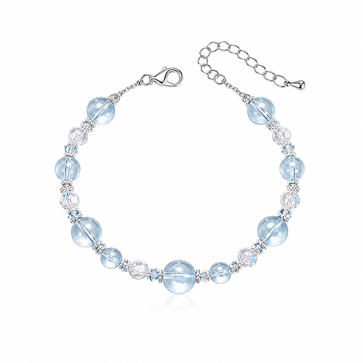 LUMIÉ Celeste Blue Beaded Pearl Bracelet