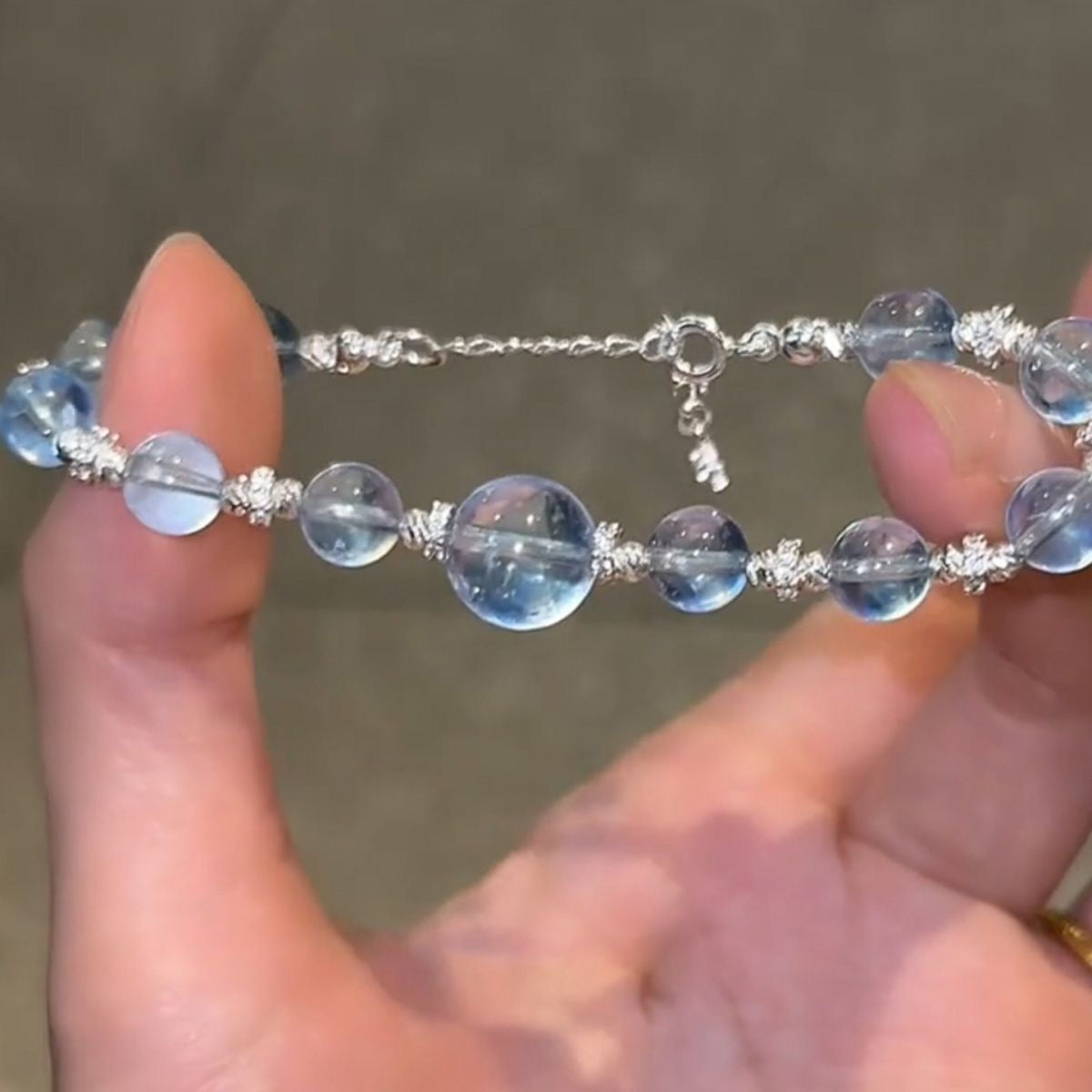 LUMIÉ Celeste Blue Beaded Pearl Bracelet