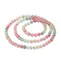 Natural Rainbow Tourmaline Multi-Wrap Bracelet & Necklace
