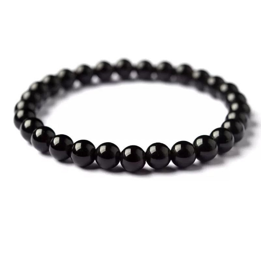 Natural Black Obsidian Bracelet